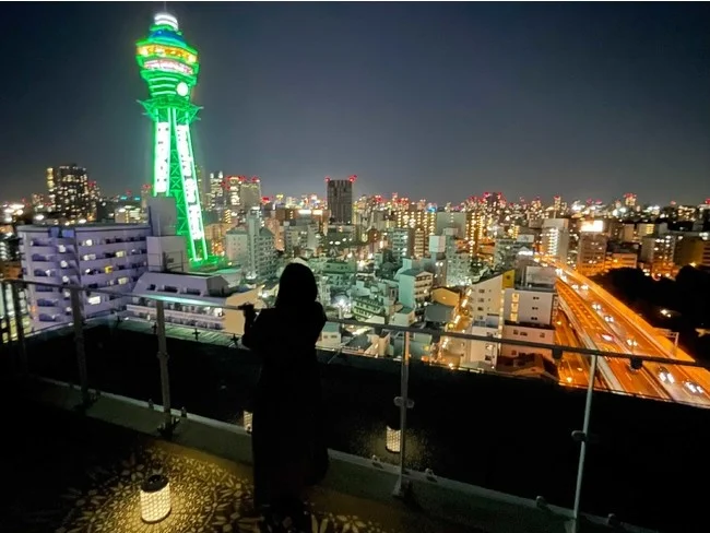 Willows Hotel大阪新今宮屋上の展望スポット「Willows SKYDECK」