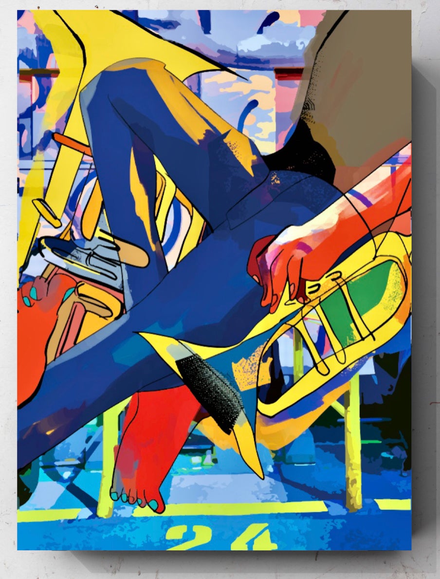 Fluffy   2021年  Ink on canvas  950×1300mm