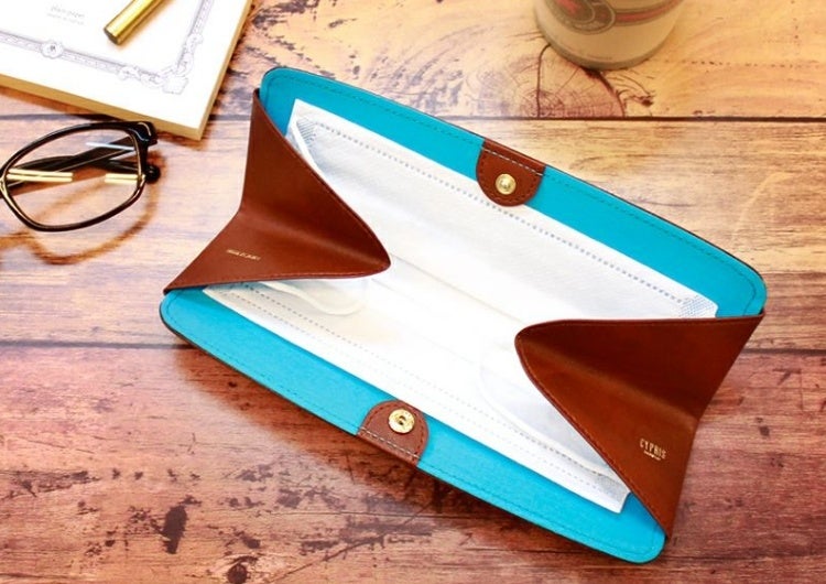 マスクケースCirasagi Leather