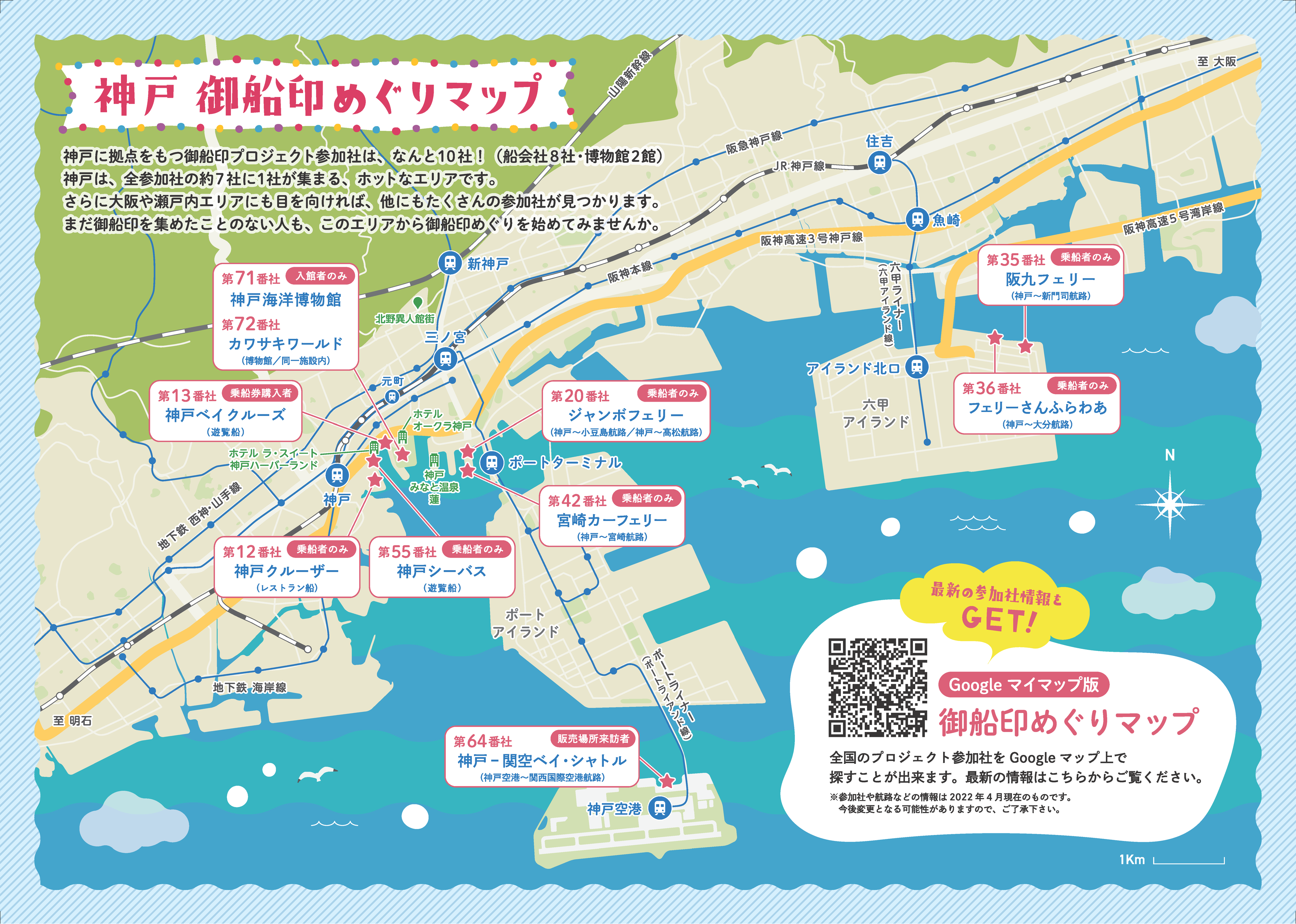 神戸市と御船印めぐりプロジェクトが「船旅と地域の活性化」の