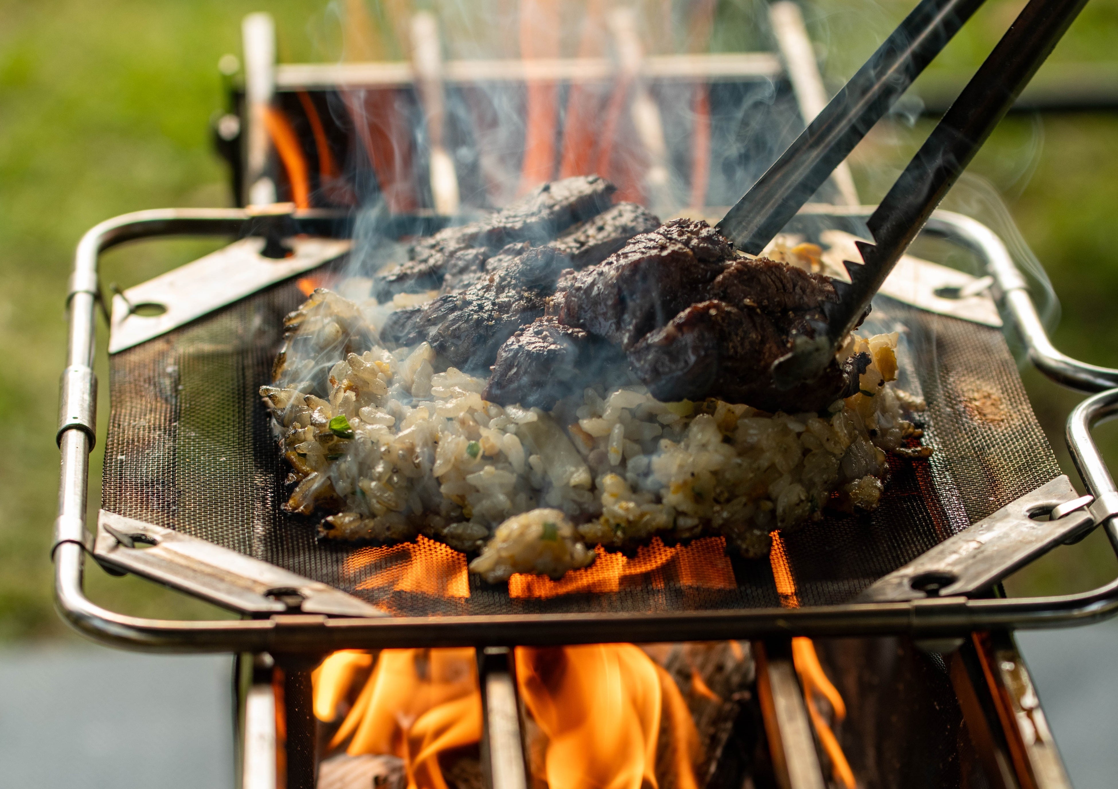 直火焼ステーキ炒飯