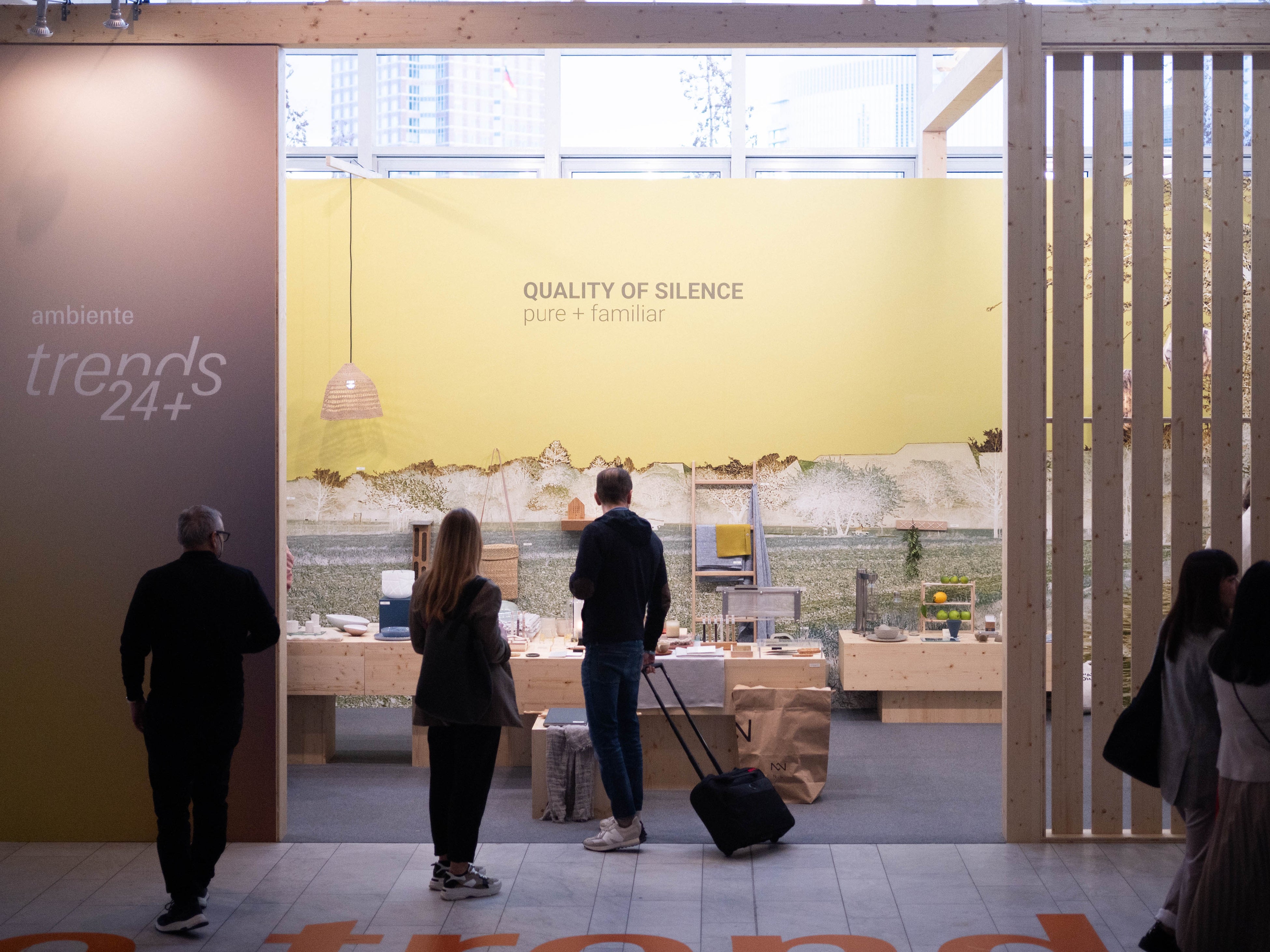 Ambiente会場内の特別展⽰”trends24+”