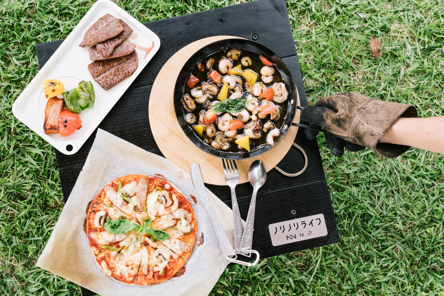 テーブルとしも使える蓋