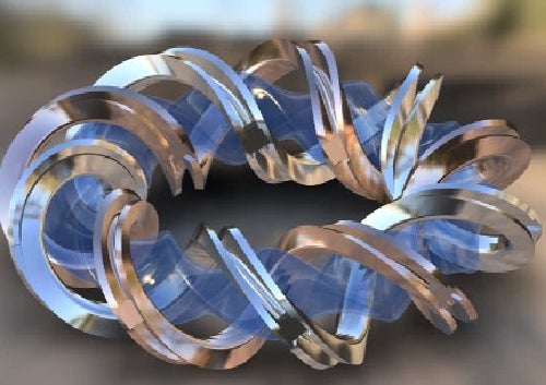 ヘリカルコイル3Dイメージ(写真:Helical Fusion提供)