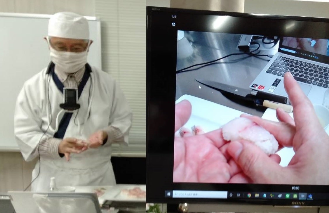 鹿野先生の講座「握り寿司と巻き寿司を作ろう」イメージ