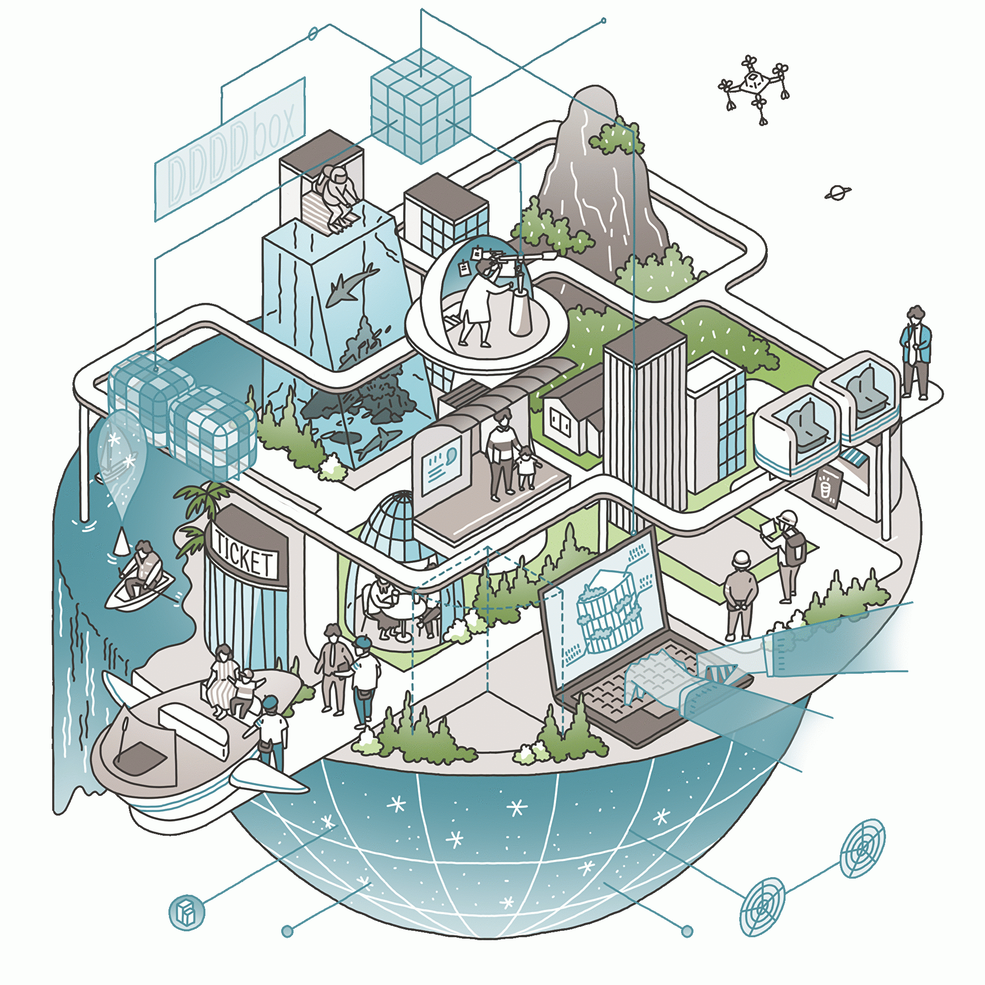 メインイメージ（イラスト イスナデザイン）