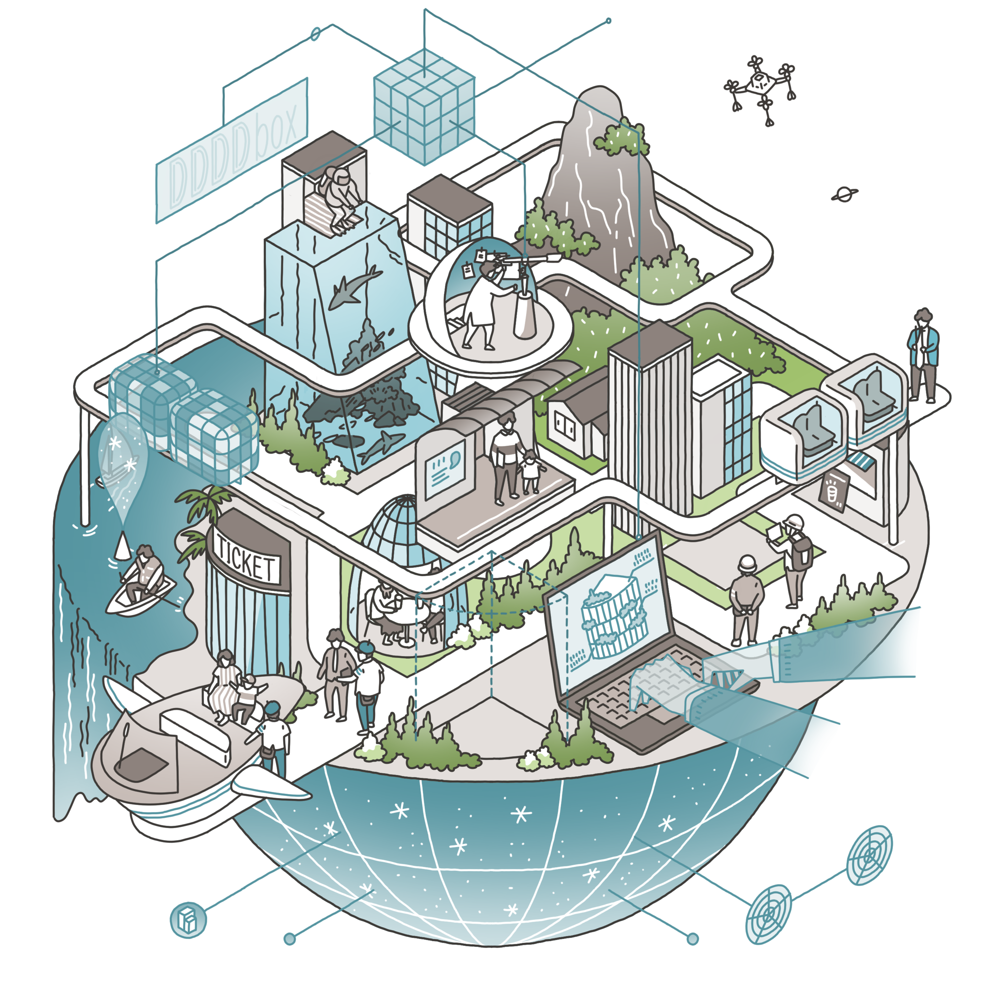 メインイメージ（イラスト イスナデザイン）