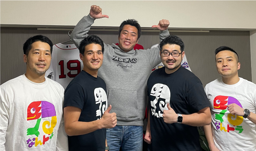 左から(CSO)醍醐辰彦・(共同創業COO兼CFO)並木啓悟・(共同創業CEO)森井啓允・(CMO)藤田理