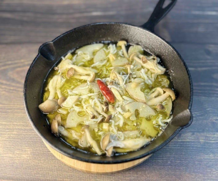 茨城県・株式会社桃屋・日清オイリオグループ株式会社共同企画  茨城県産食材等を使用した「いばらきアヒージョ」第2弾‼