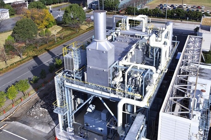 横浜磯子事業場に導入したコージェネレーションシステム　