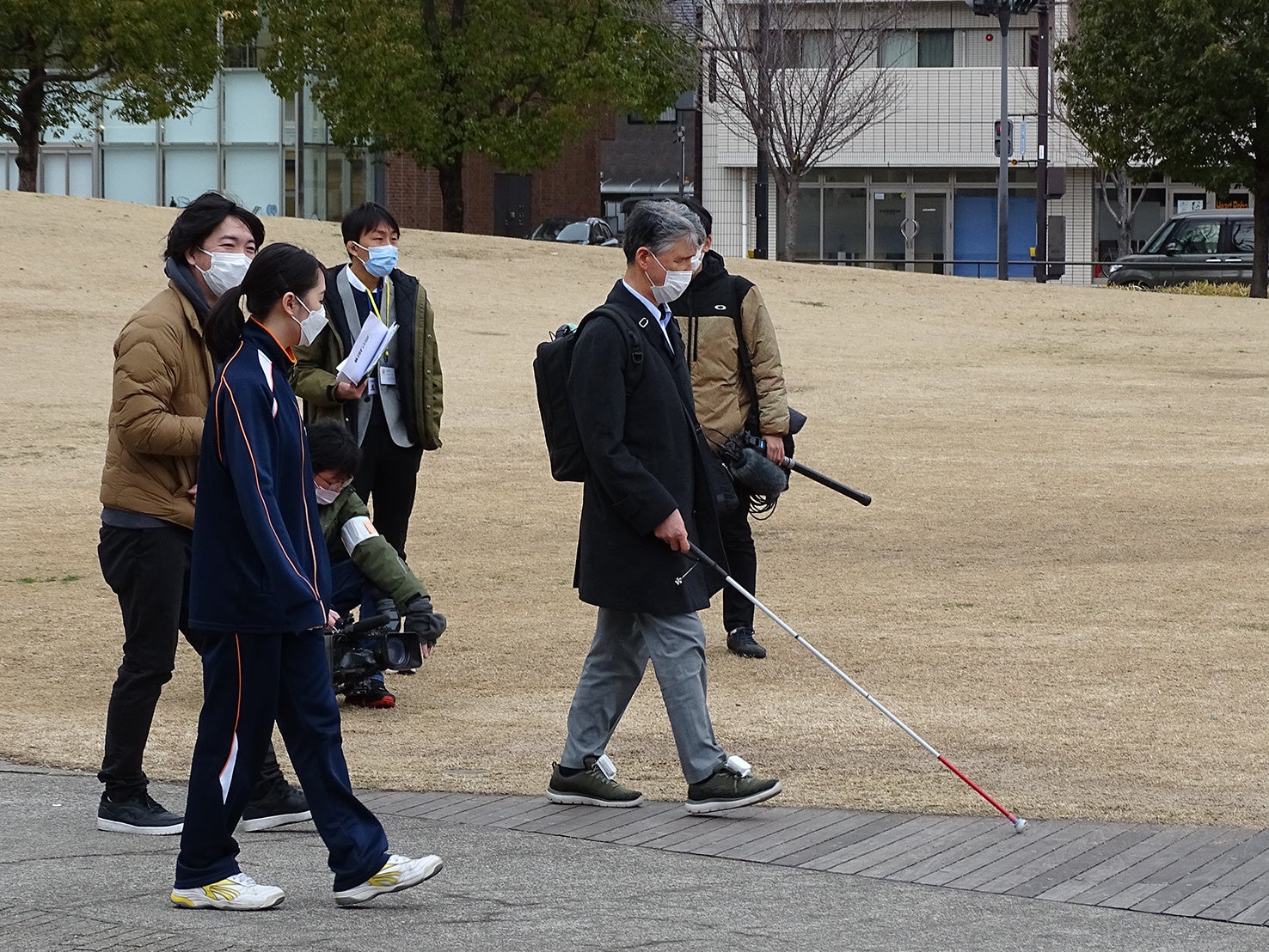 あしらせ実証実験の様子
