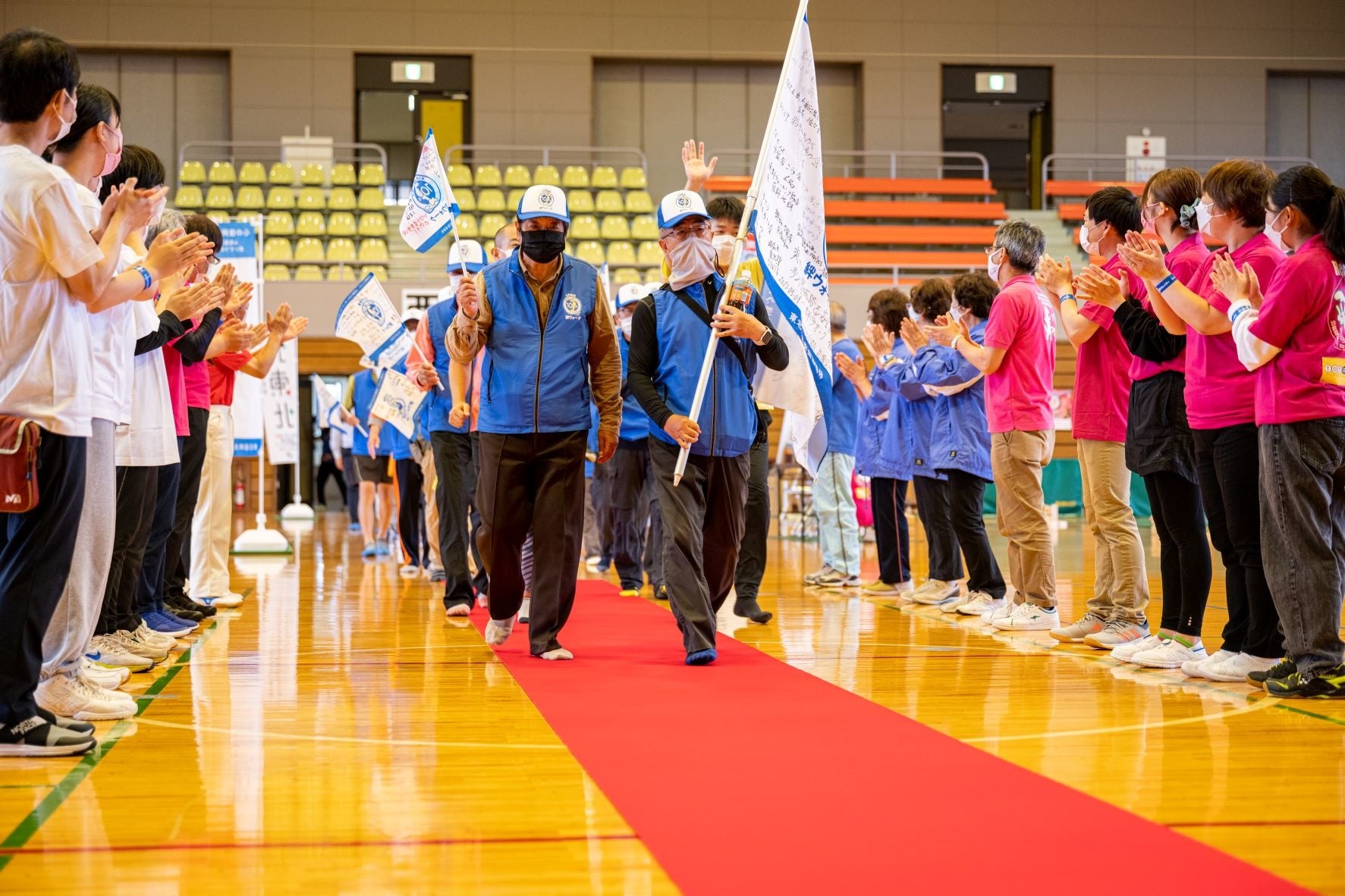 <到着式の様子>