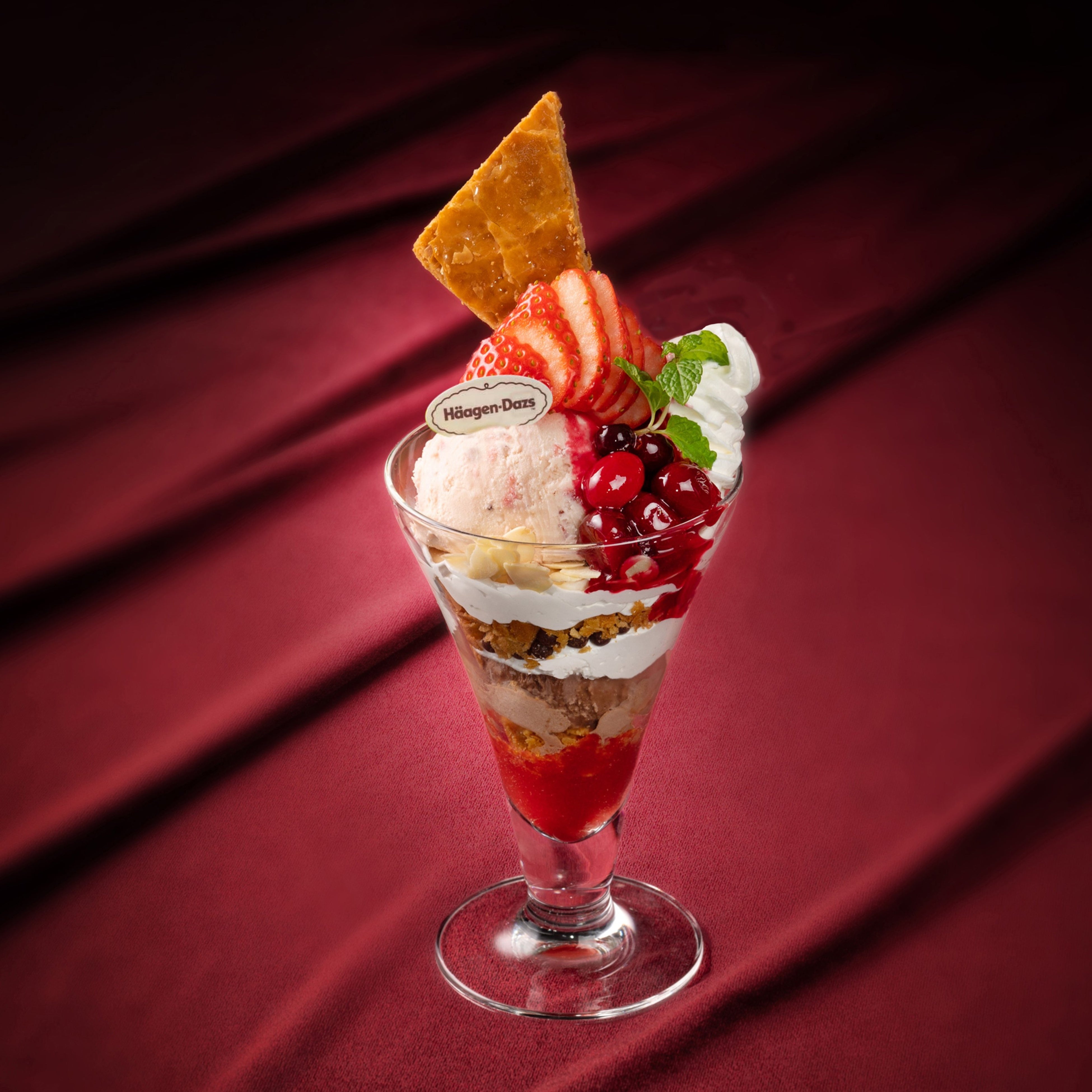 冬パフェ with ハーゲンダッツ