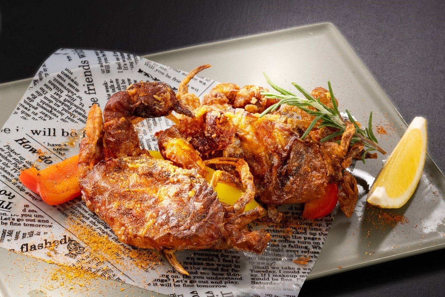 ソフトシソフトシェルクラブのフリット ケイジャンスパイスェルクラブのフリット ケイジャンスパイス