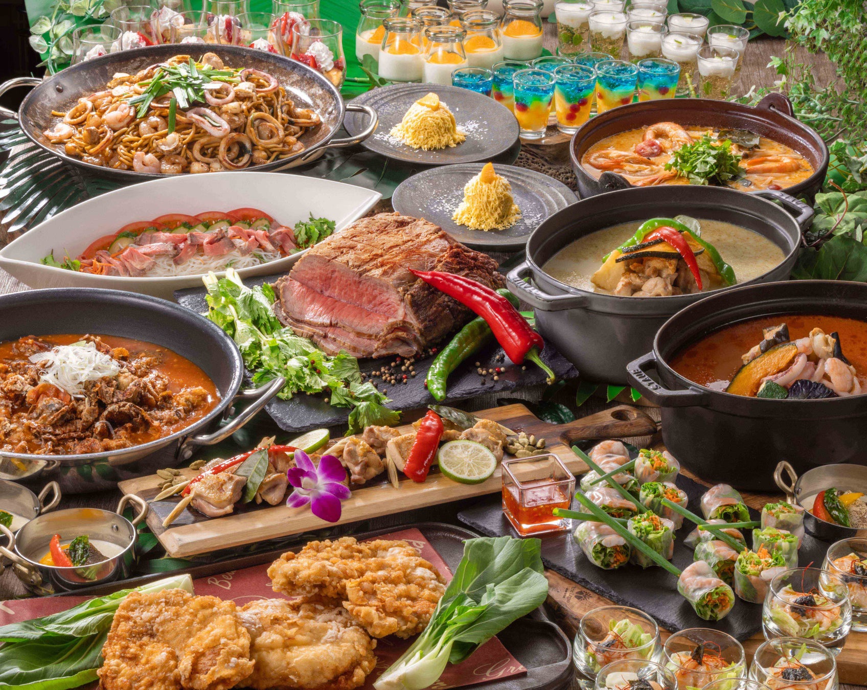 オールデイダイニング「パーゴラ」夏の料理イメージ