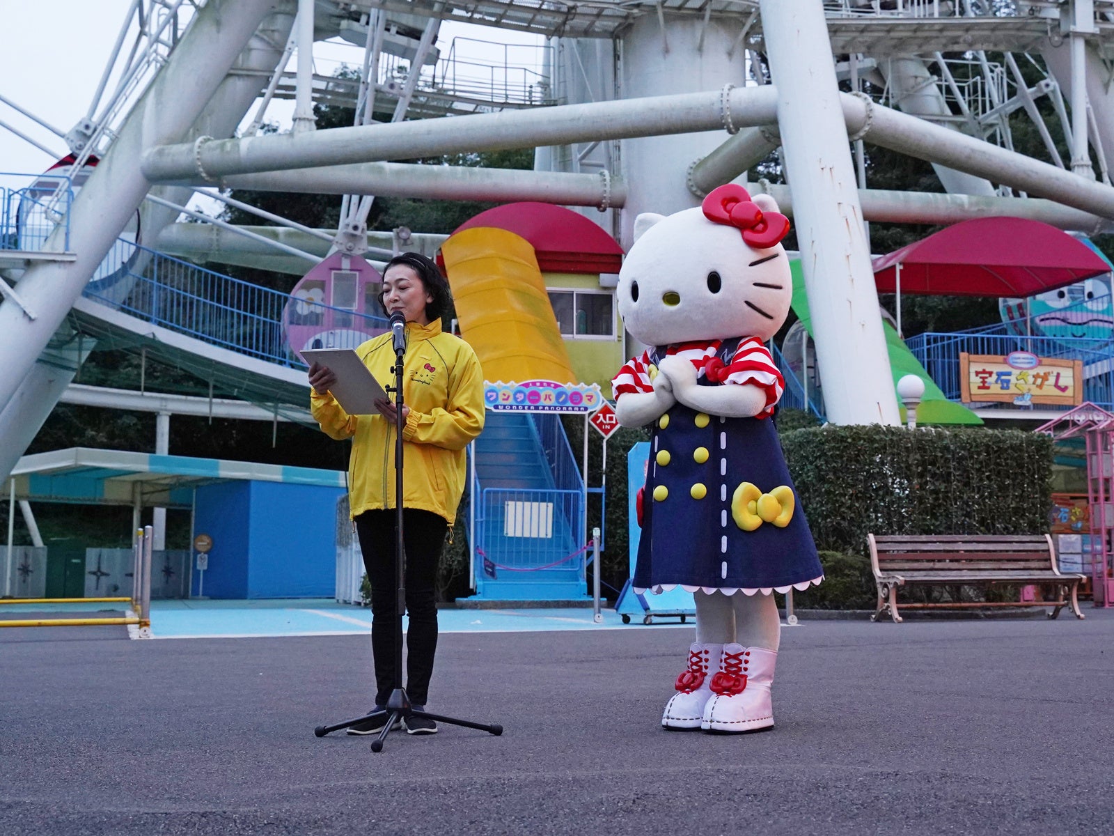 ハーモニーランドで初実施の点灯式をレポート！ハローキティが登場