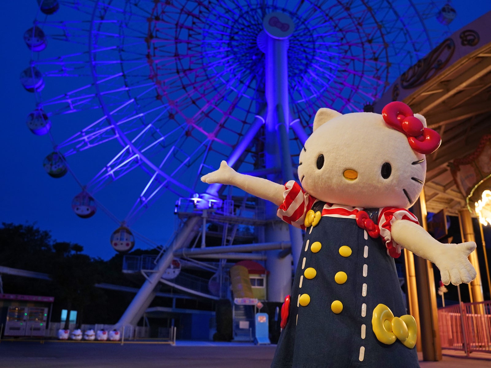 ハーモニーランドで初実施の点灯式をレポート！ハローキティが登場