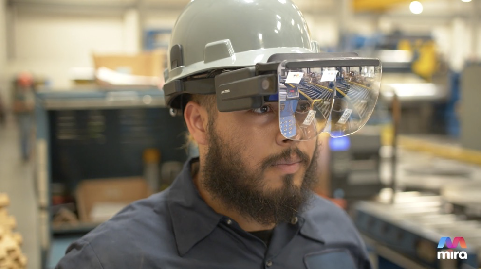 Mira Labsが提供するARゴーグルの外観イメージ