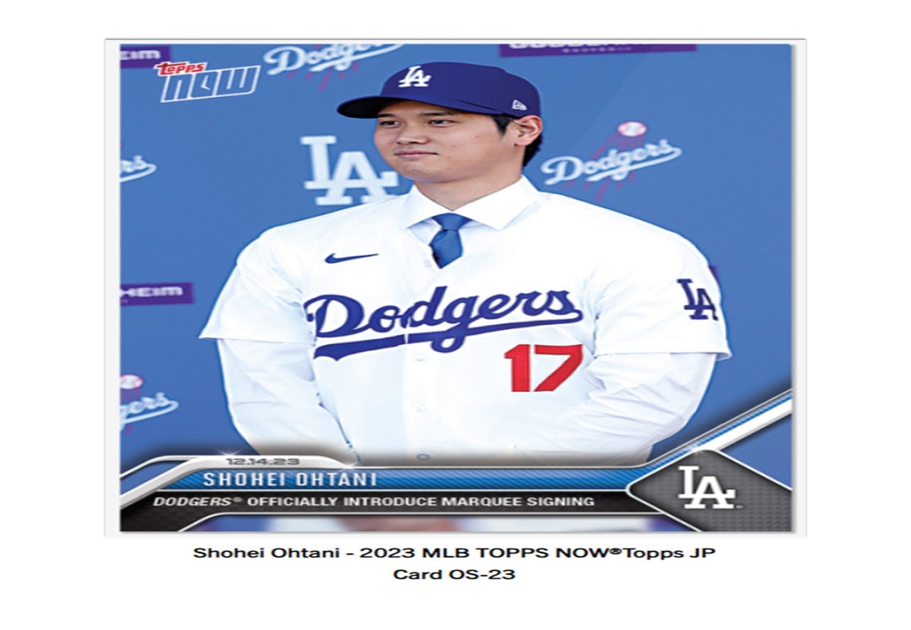 2023 Topps Now WBC Champs Reunite Card #12/27 – Ohtani & Yamamoto (Topps Bunt Digital) Gold