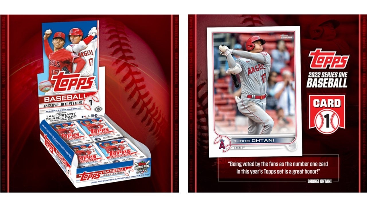 Topps社がMLBトレーディングカード「2025年Topps Series 1 Baseball」大谷翔平選手のカバーアスリート決定を発表