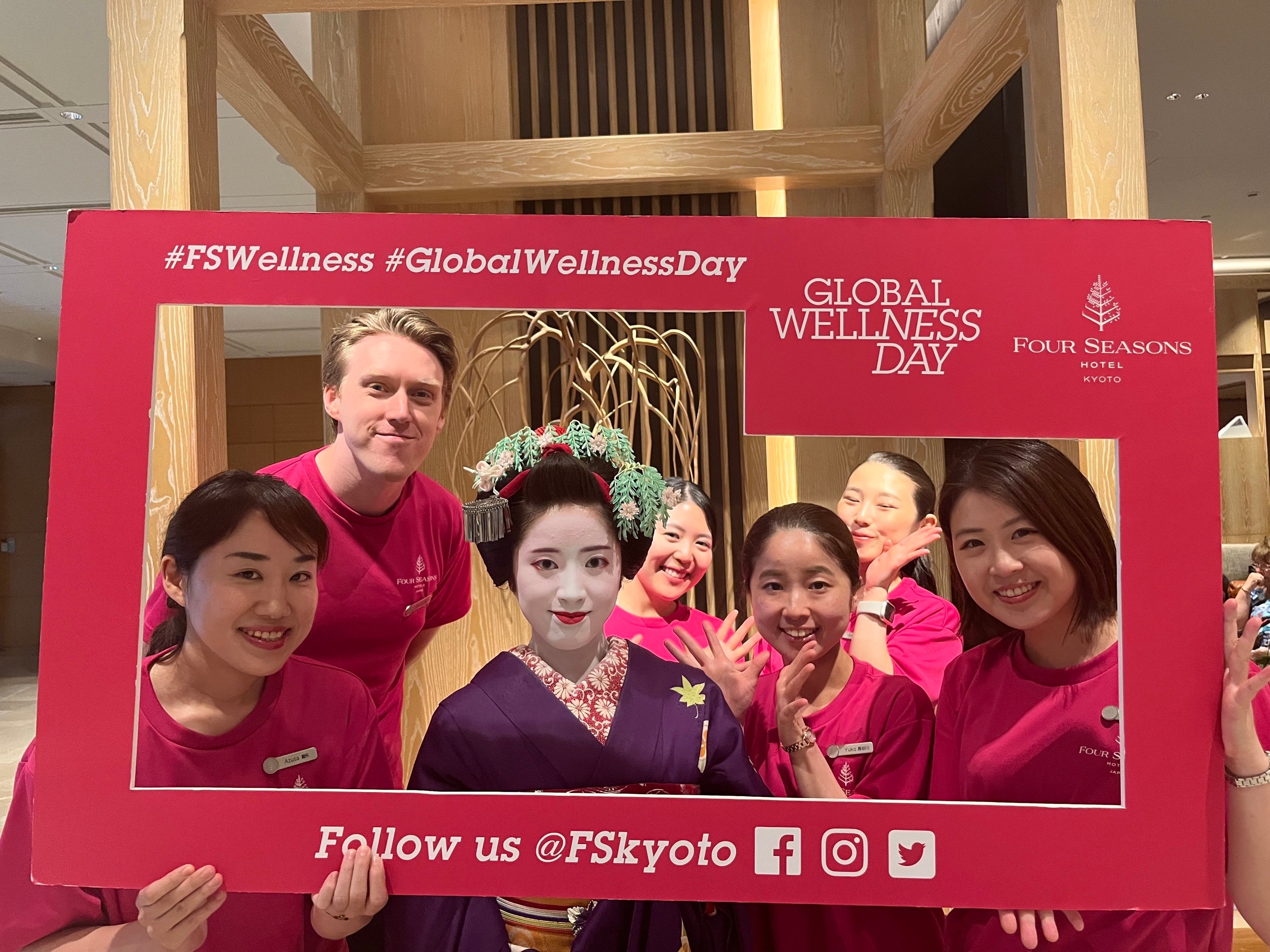 フォーシーズンズホテル京都でのイベントの様子
