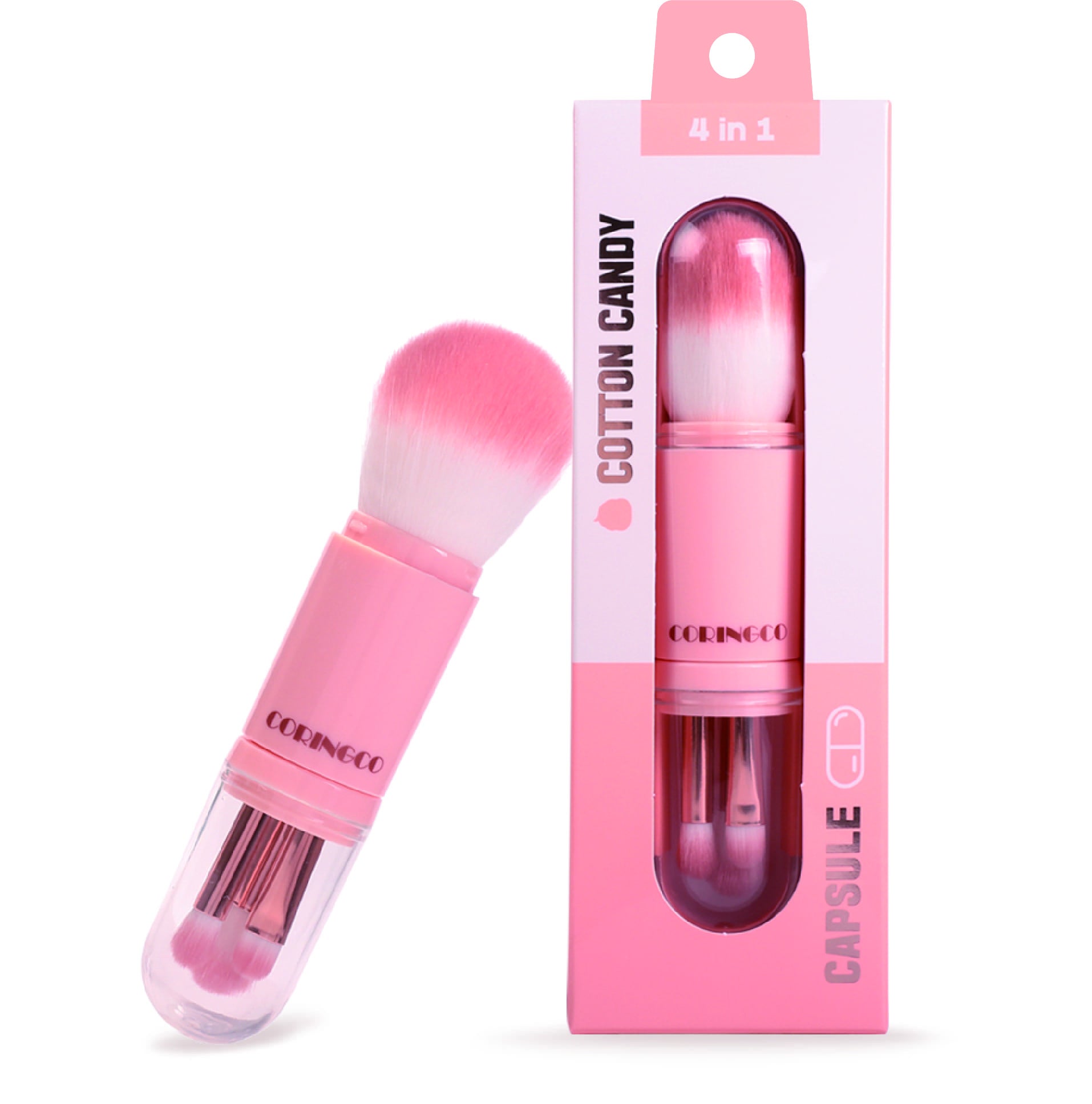コットンキャンディカプセルメイクアップブラシ