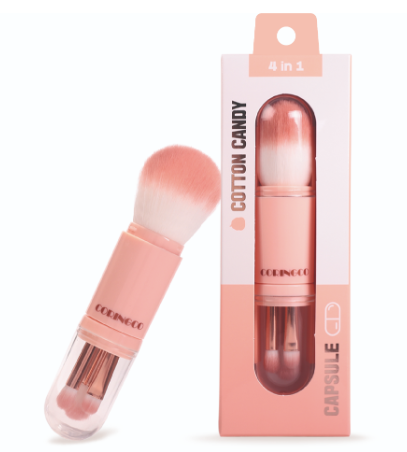 コットンキャンディカプセルメイクアップブラシ