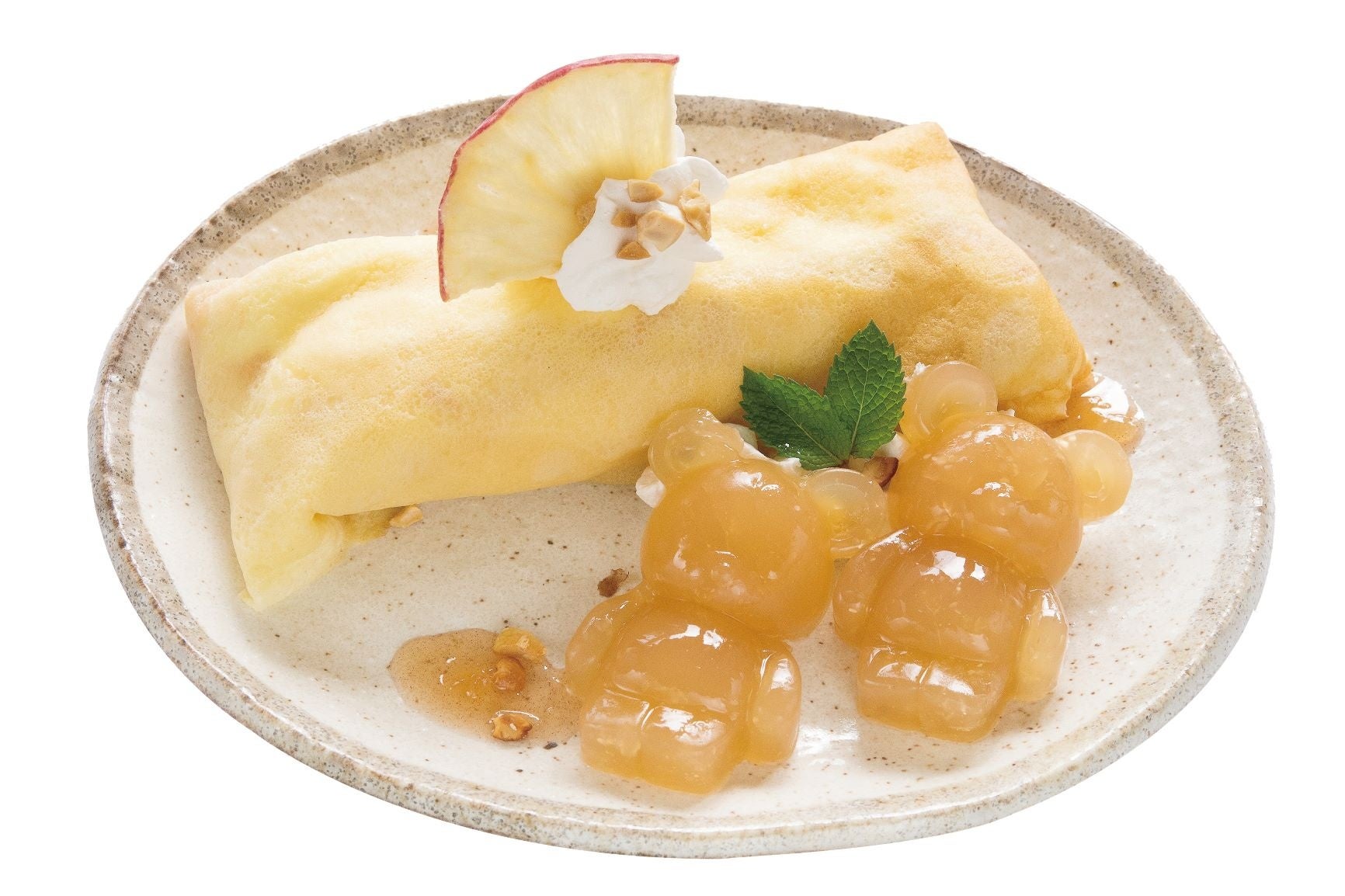 りんごのおやつプレート