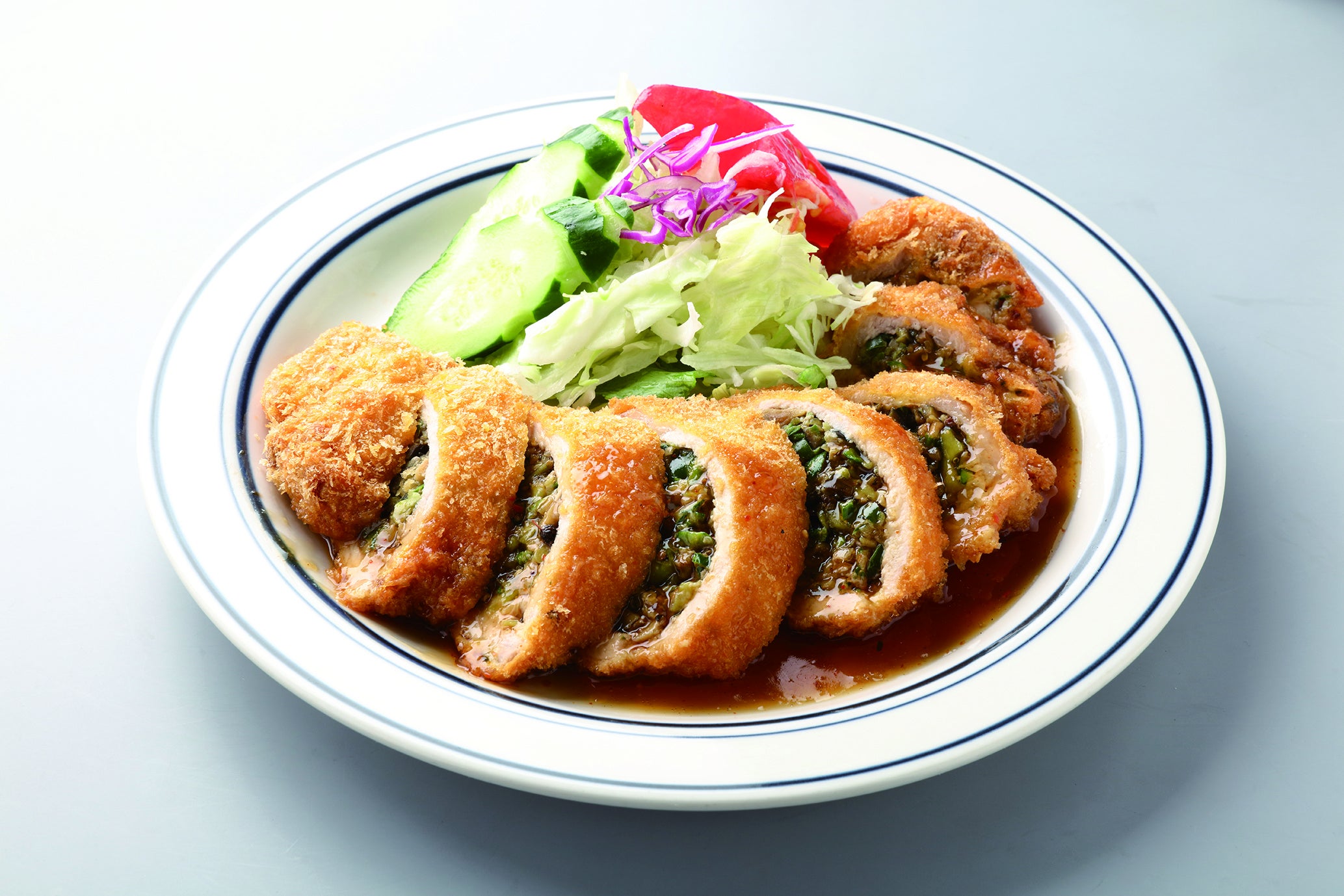 やたらをお肉で包みカツにした「やたらのカツＣｕｔ」