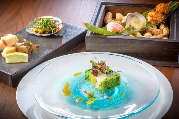 北海道の山海の幸をふんだんに用いた料理