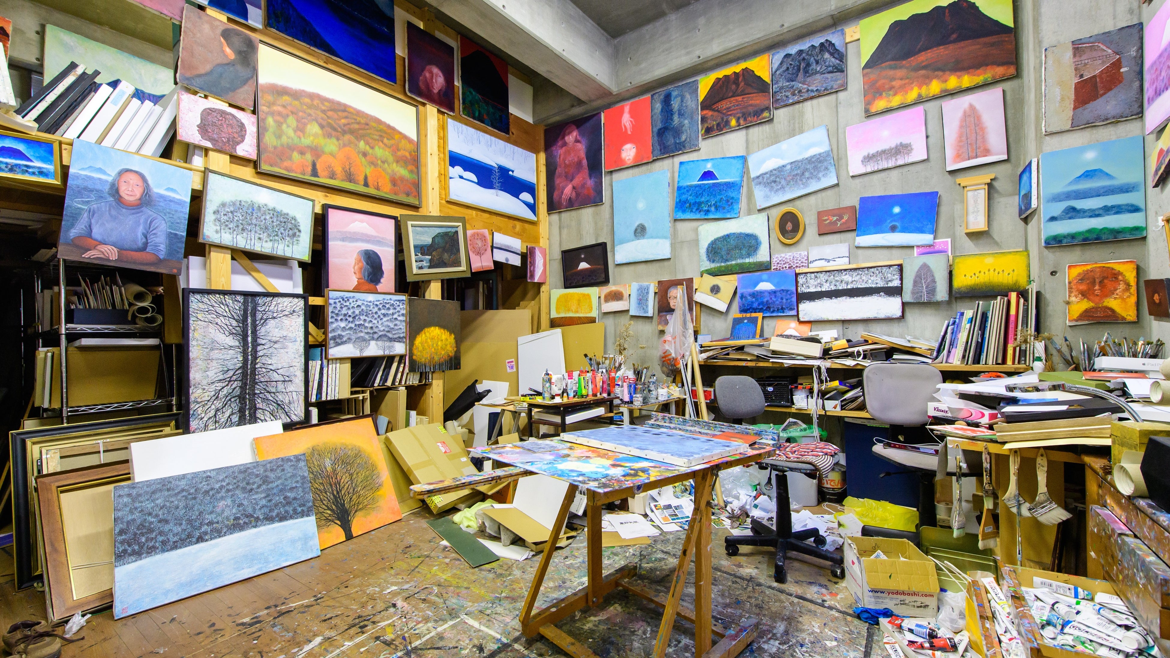 徳丸滋さんのアトリエ