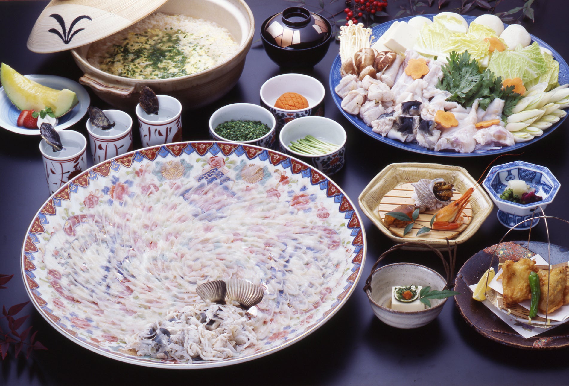 ＊下関グランドホテル・ふくフルコース（イメージ）