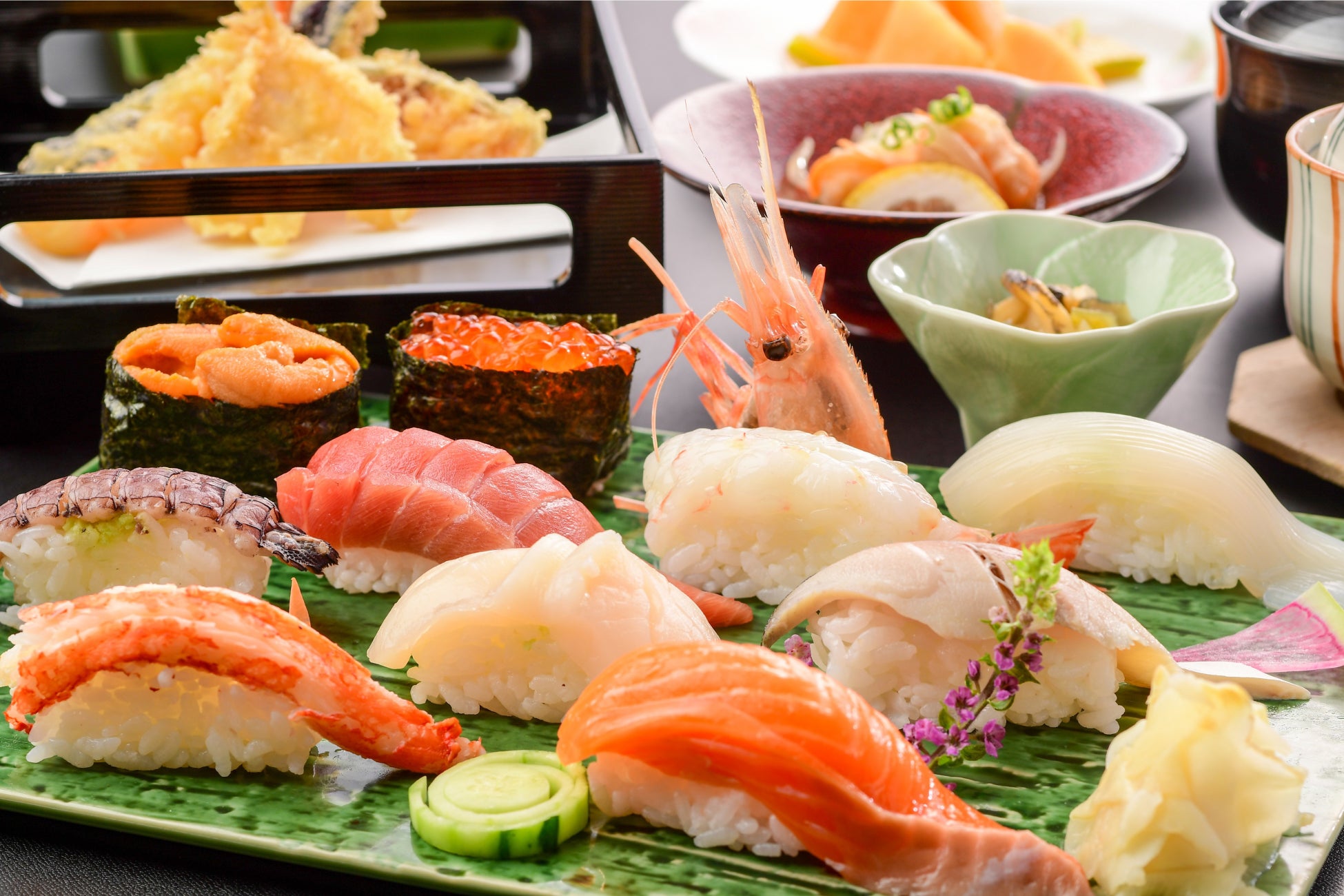 *オーセントホテル小樽・夕食の小樽寿司御膳(イメージ)