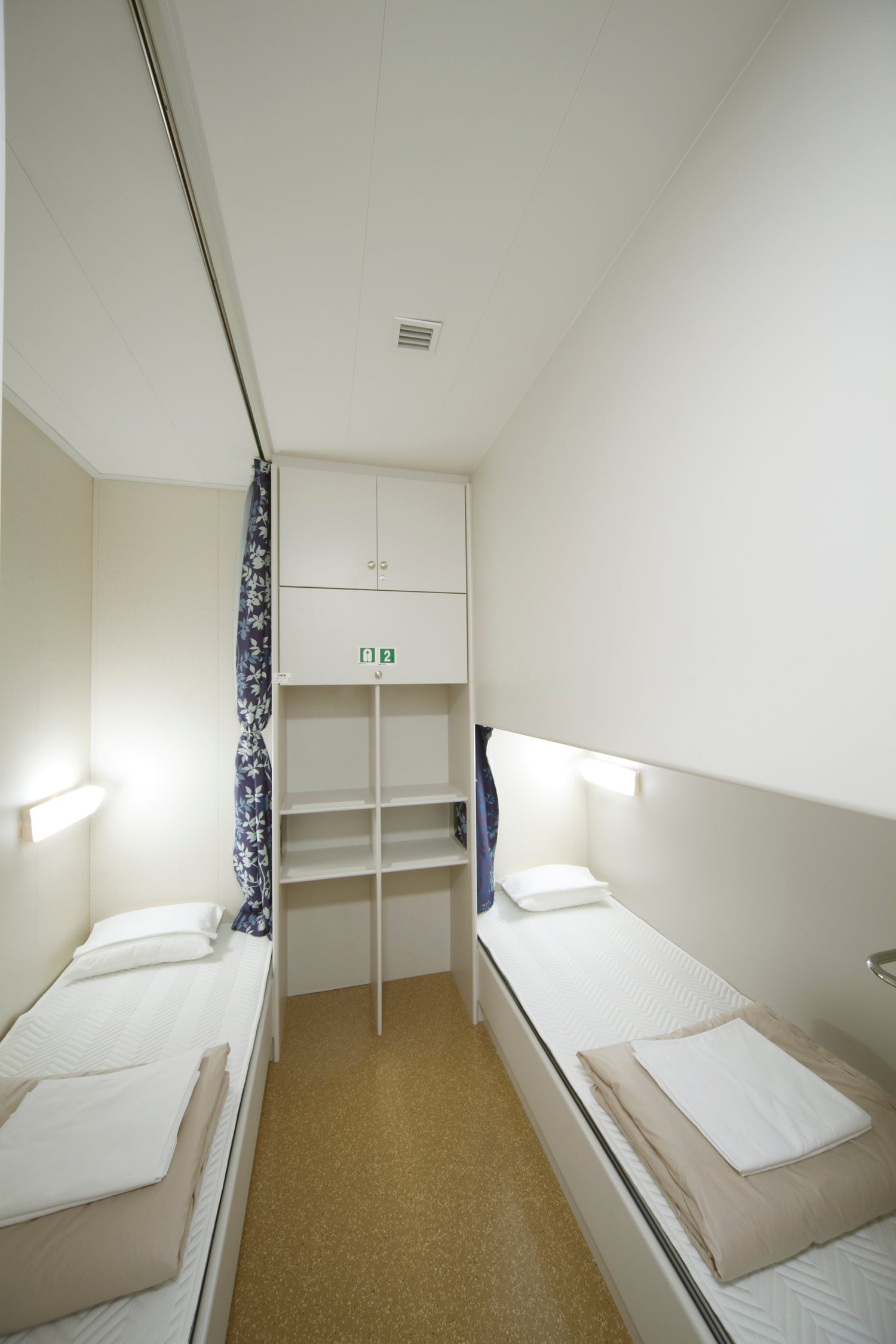 ＊東京九州フェリー・ツーリストA（下段ベット）