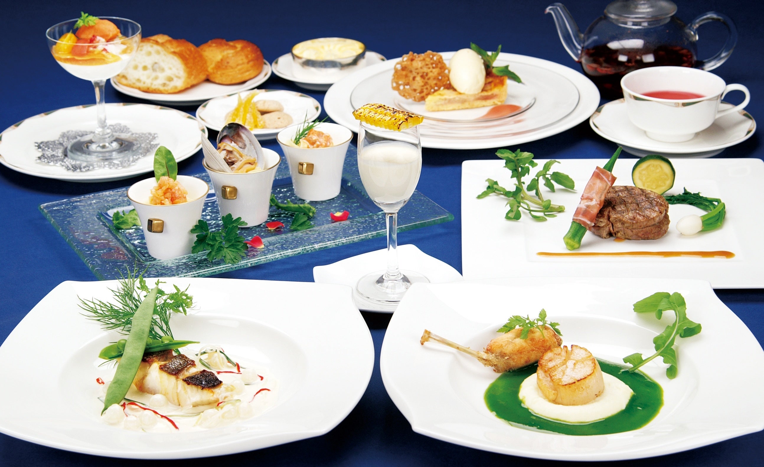 洋上で味わう至福の北海道フレンチ