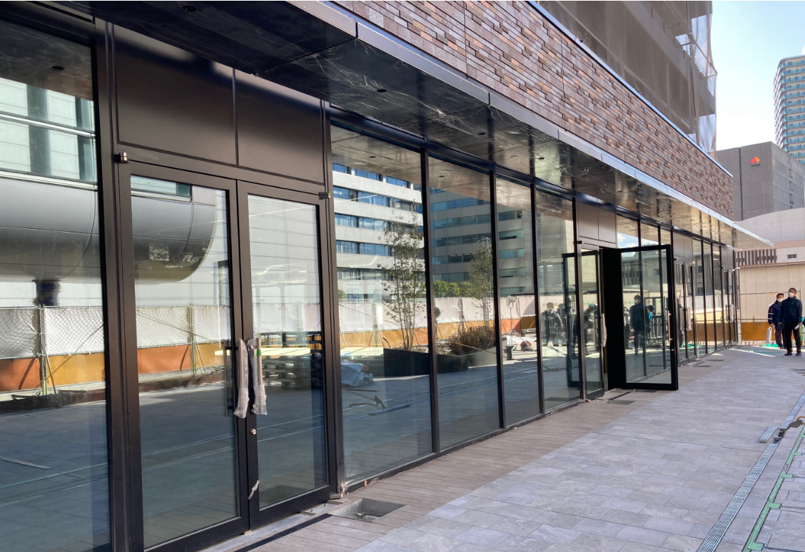 2階店舗区画外観