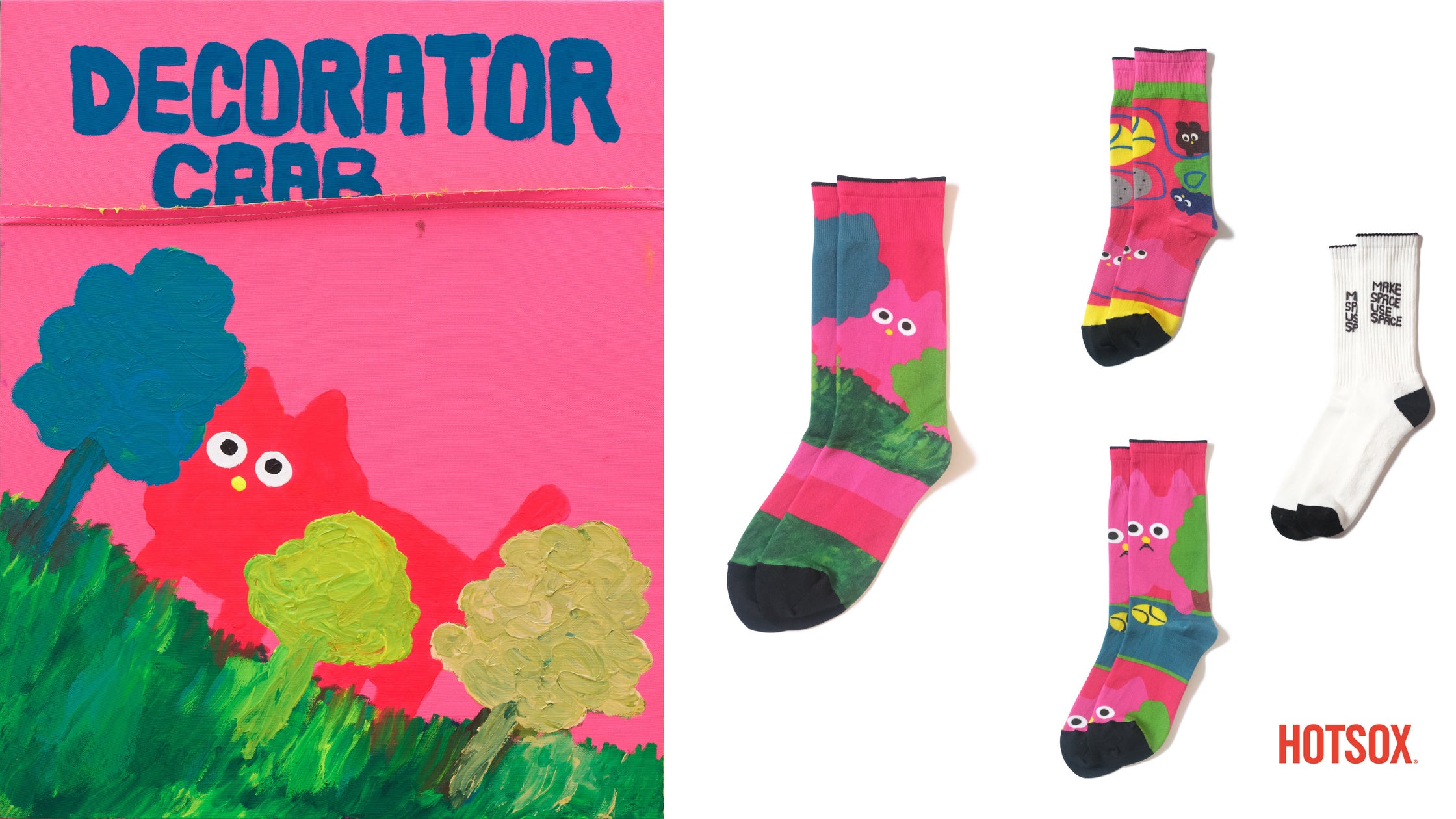 <飯川雄大×HOTSOX> 現代アートシーンを代表する作家とのコラボレーションが決定!