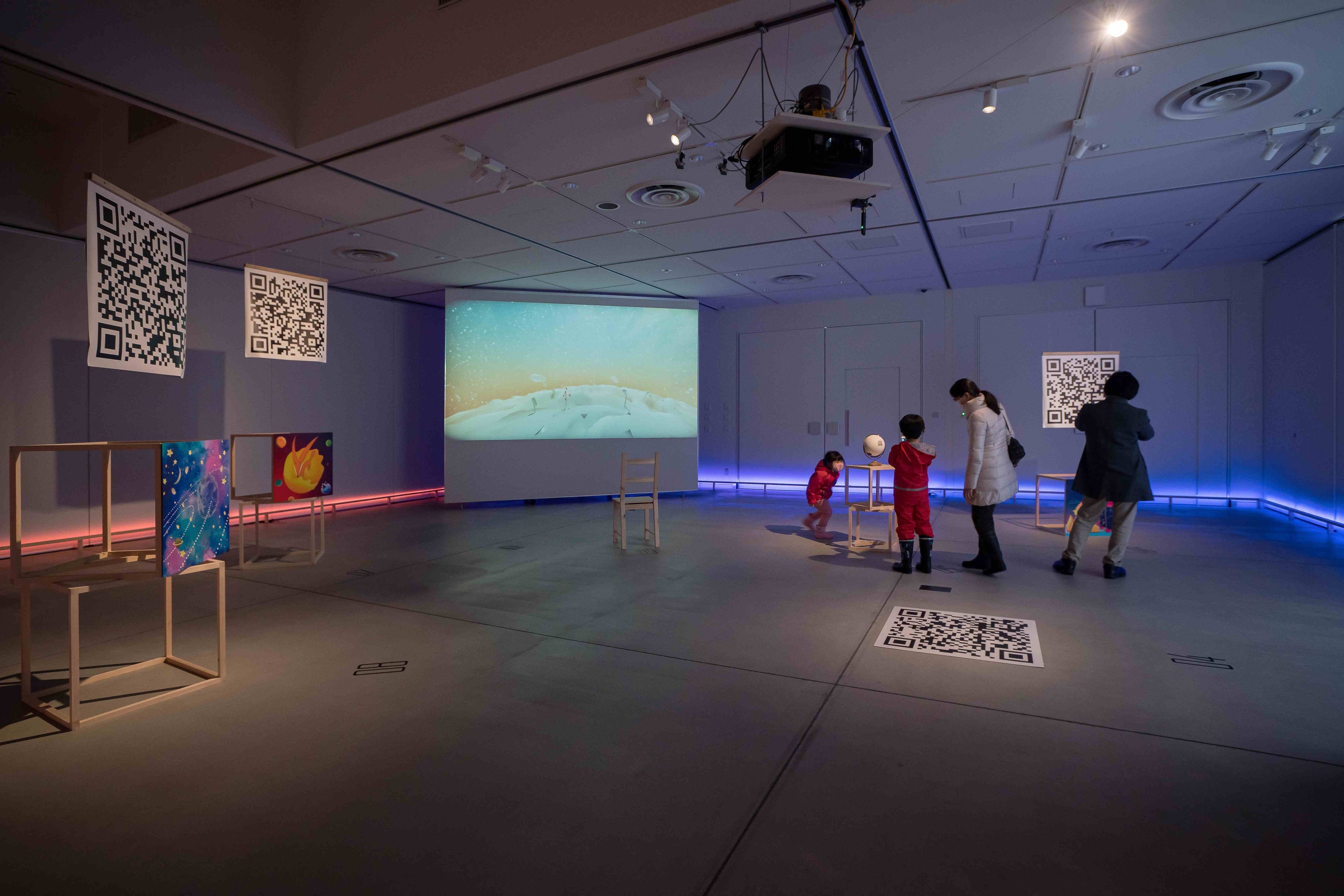 「まなびあテラス」（2021年、山形）展示風景