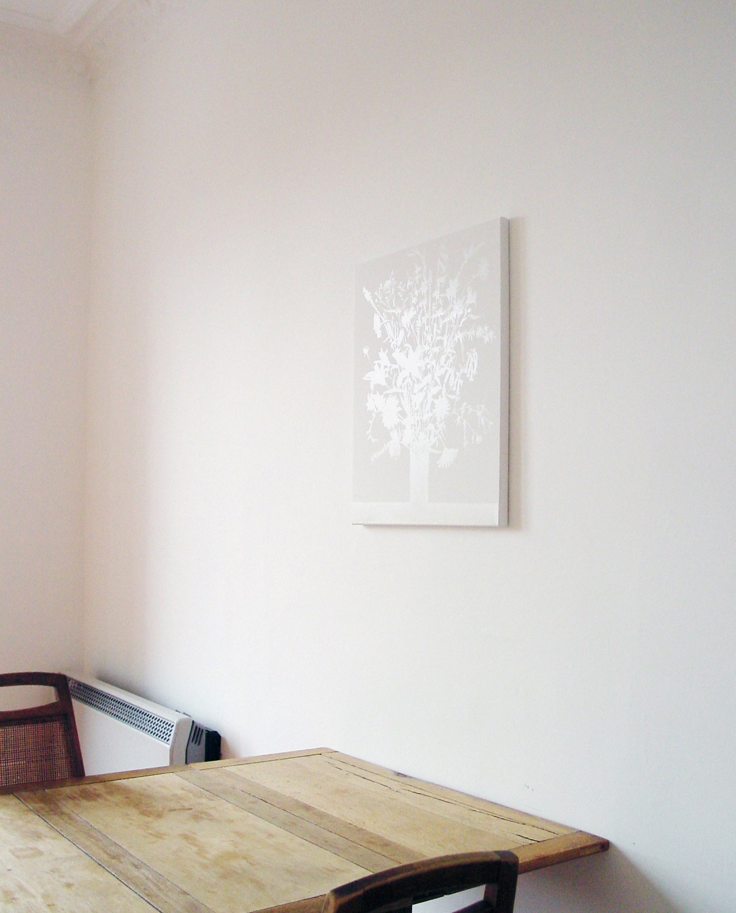 大塚泰子《colorless》2005年　キャンバスにペインティングオイル