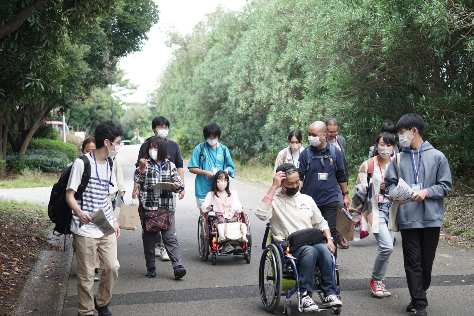 20210月実施時の移動中の様子