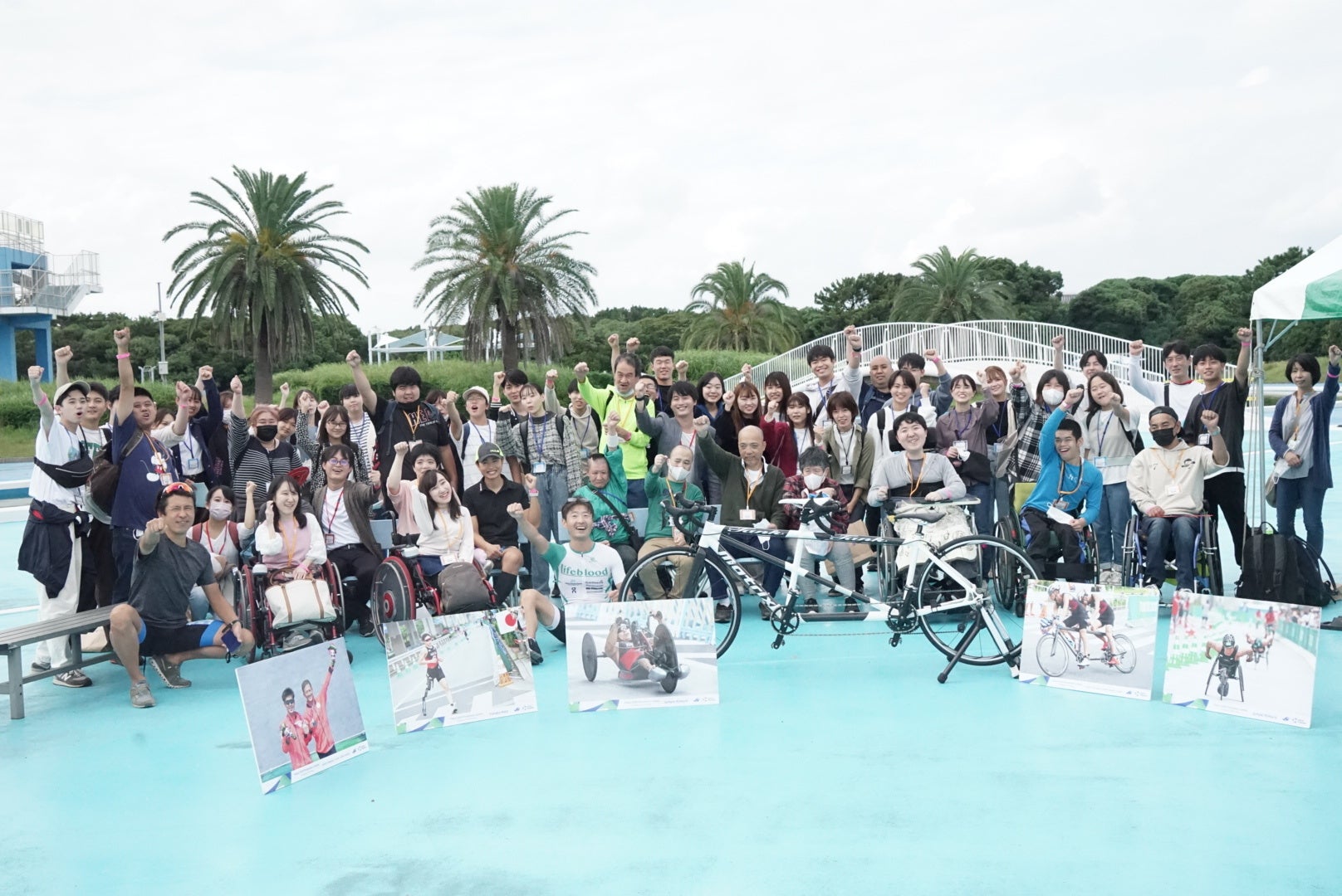 昨年度の観戦後集合写真