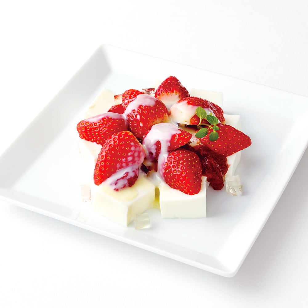 いちごみるくパンナコッタ