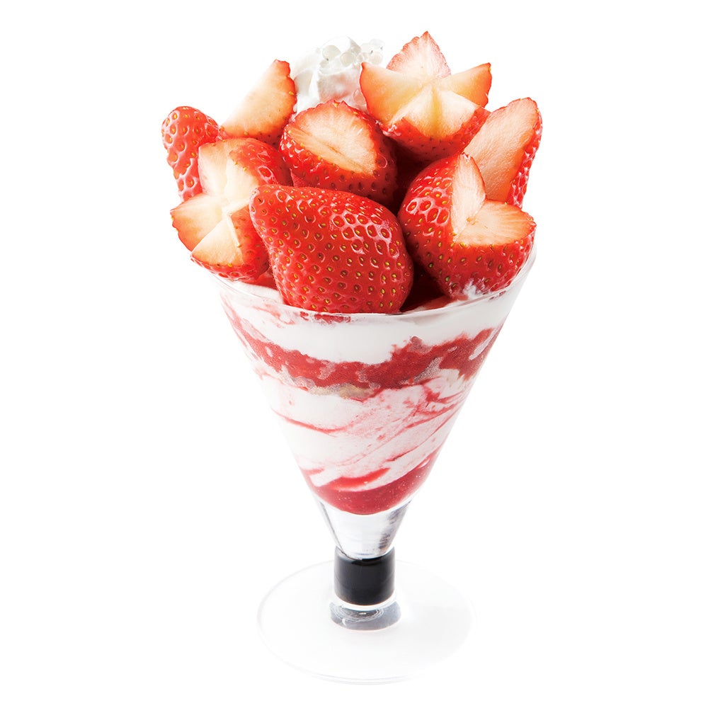 大分県産ベリーツのパフェ