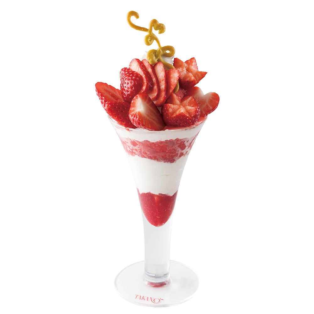 奈良県産古都華のパフェ