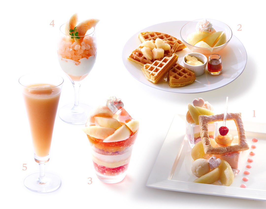 タカノフルーツパーラー】桃づくしの夏メニュー。7月1日から