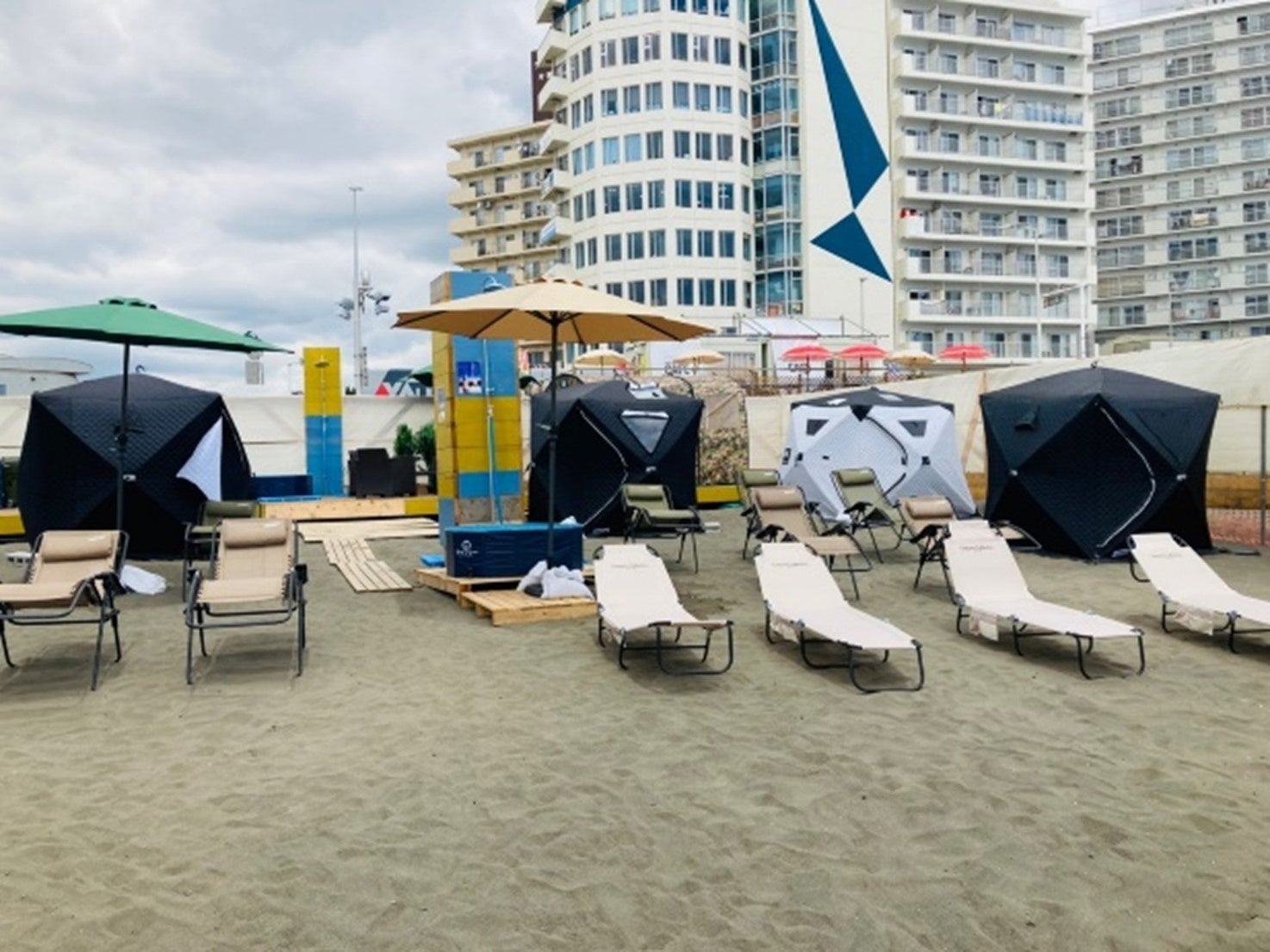 JCOMシーサイドサウナの様子