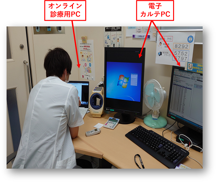 医師側の利用シーン