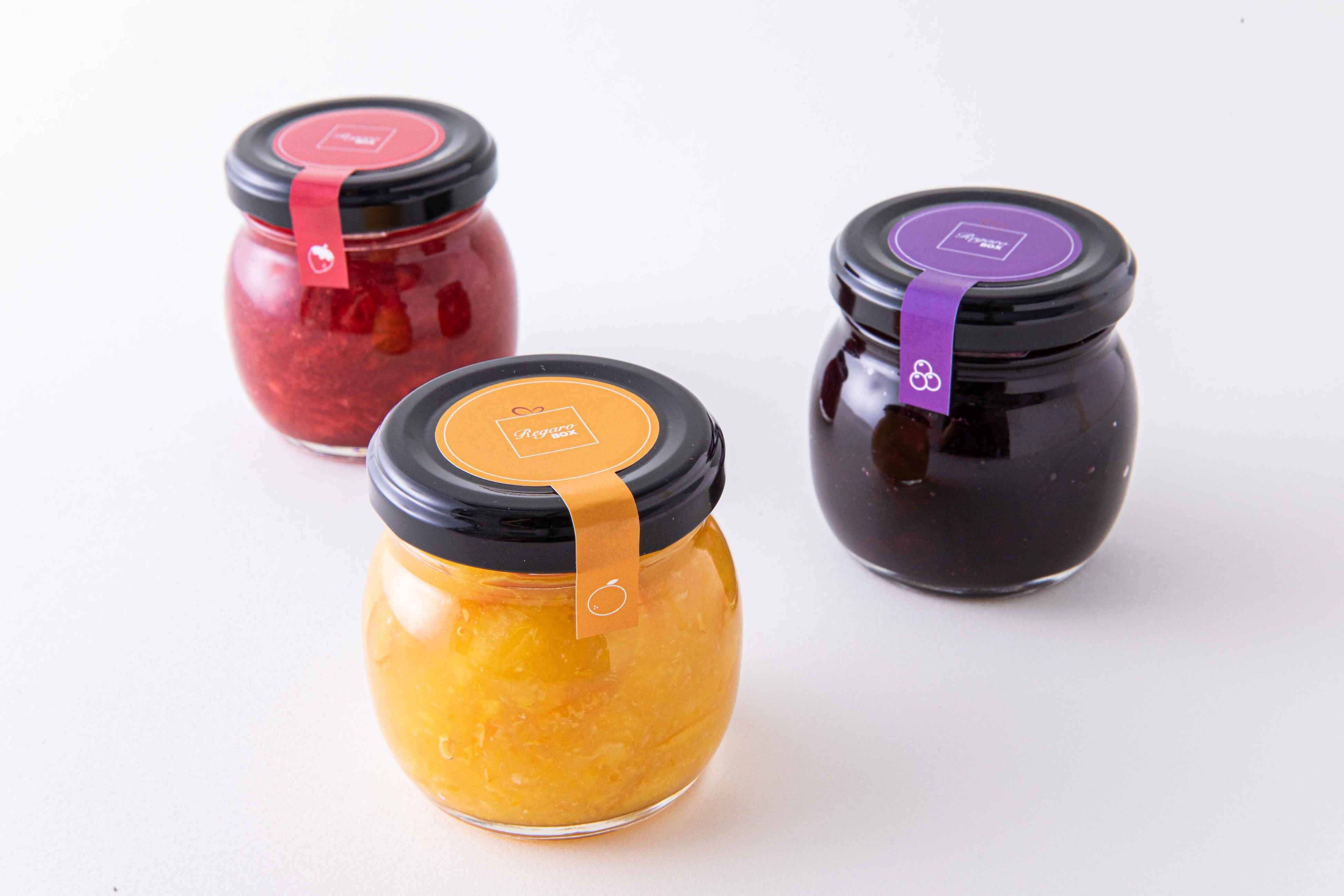 【フルーツジャム】苺・マーマレード・ブルーベリー