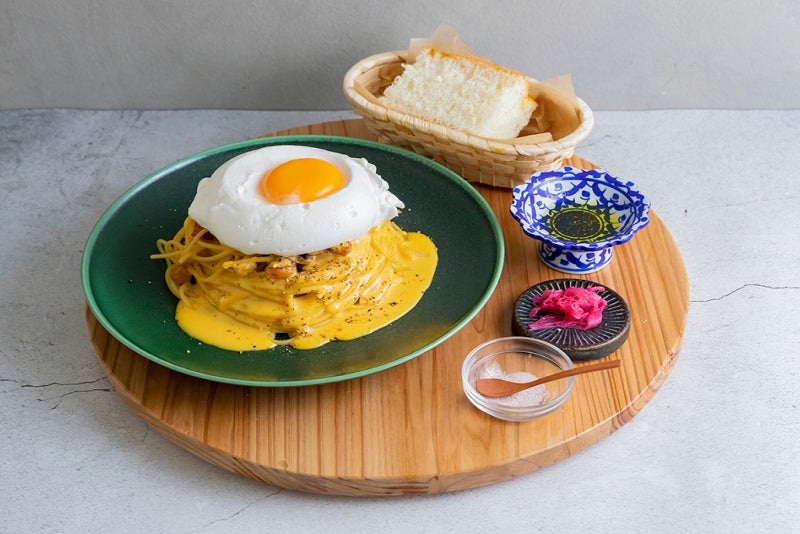 森のたまごのカルボナーラ 1437円（税込1580円）