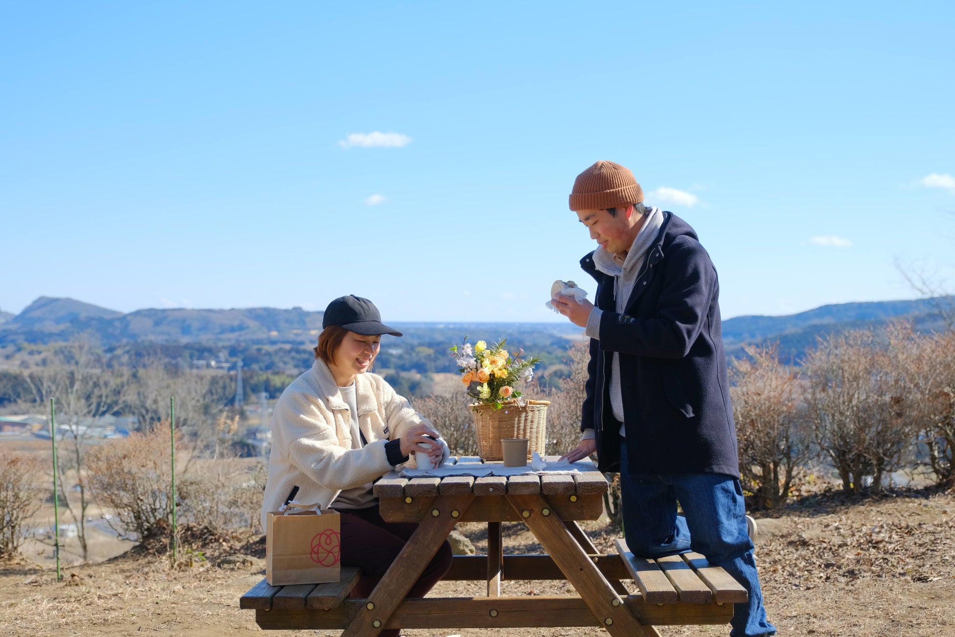 お好きな場所でピクニック